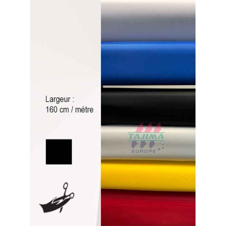 Toile de badge Poly noir