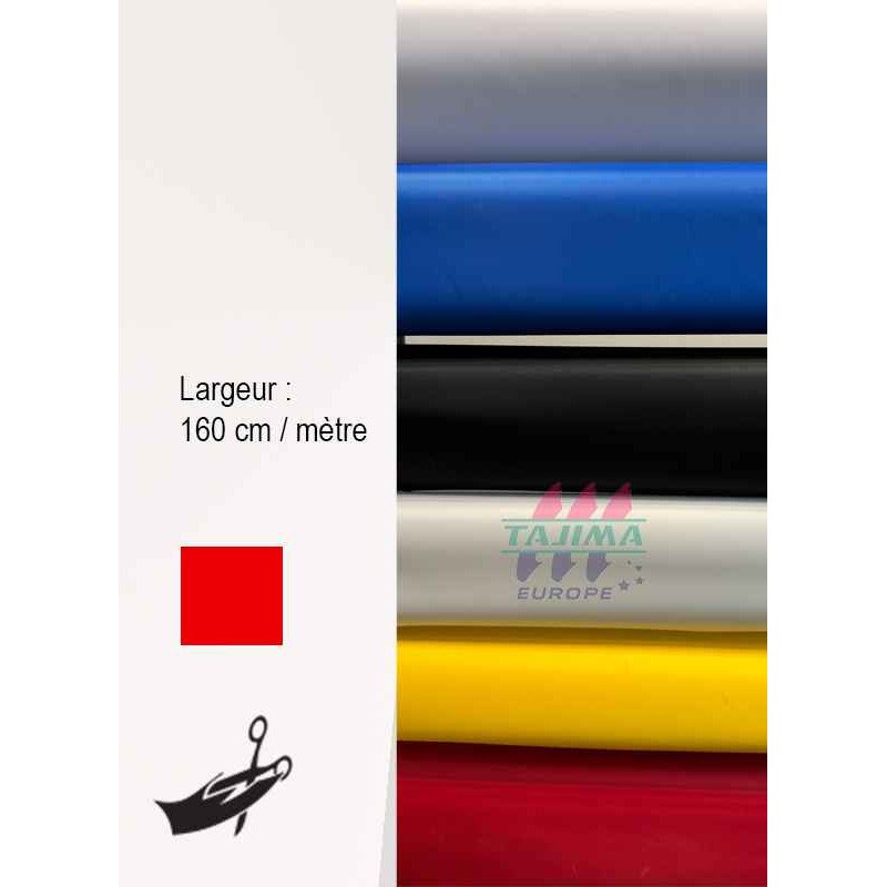 Toile de badge Poly rouge